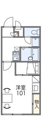 レオパレス今宿ハイツの物件間取画像